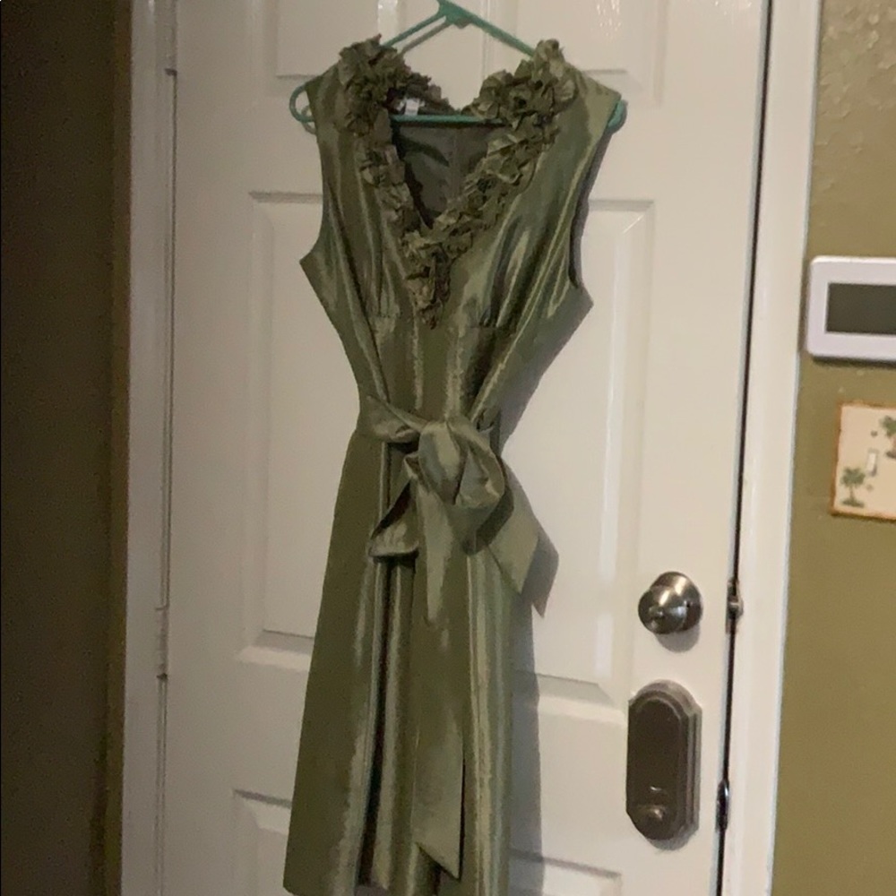 Green Party dress